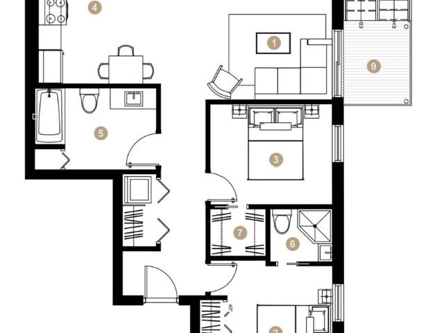 Apartment for rent in St. Leonard's, Quebec