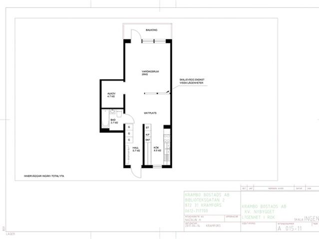 Lägenhet hyra i Kramfors, Västernorrland