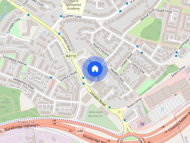 Apartment for rent in Tollbar End, West Midlands