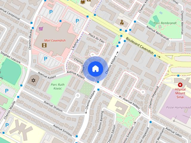 Apartment for rent in Côte-Saint-Luc, Montréal (région administrative)