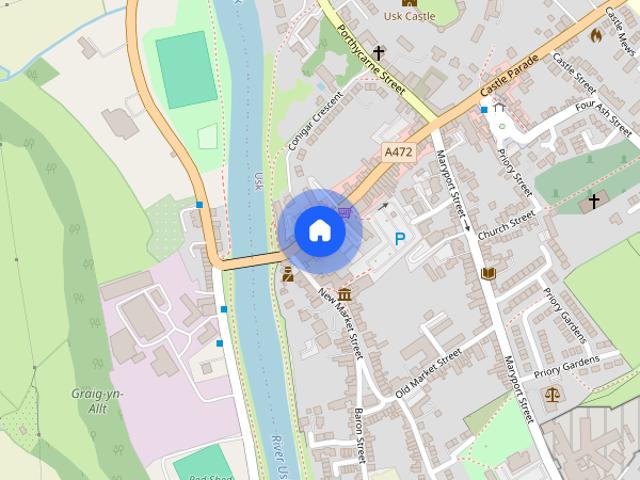 Apartment for rent in Llanbadoc, Wales