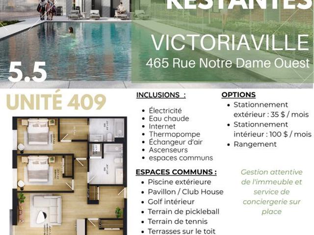Apartment for rent in Victoriaville, Centre-du-Québec