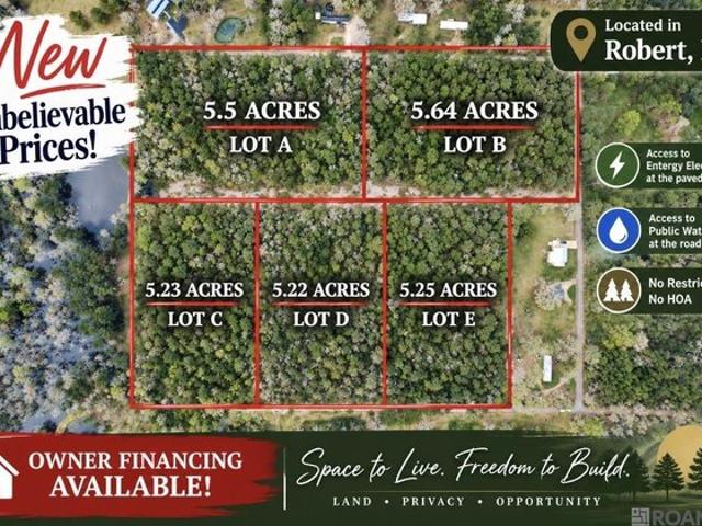 Land for sale in Robert, Tangipahoa Parish
