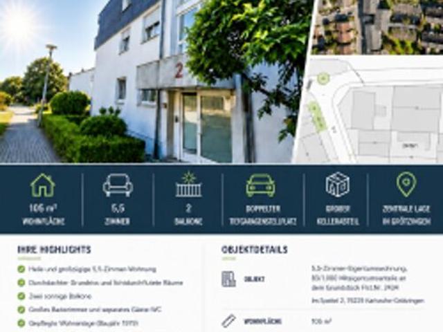 Wohnung kaufen in Nördlich der Pfinz, Karlsruhe