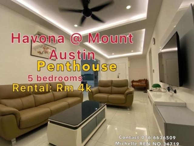 Apartment for rent in Tebrau, Johor