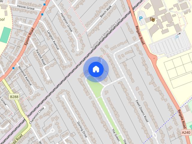 House for rent in Ewell, Surrey