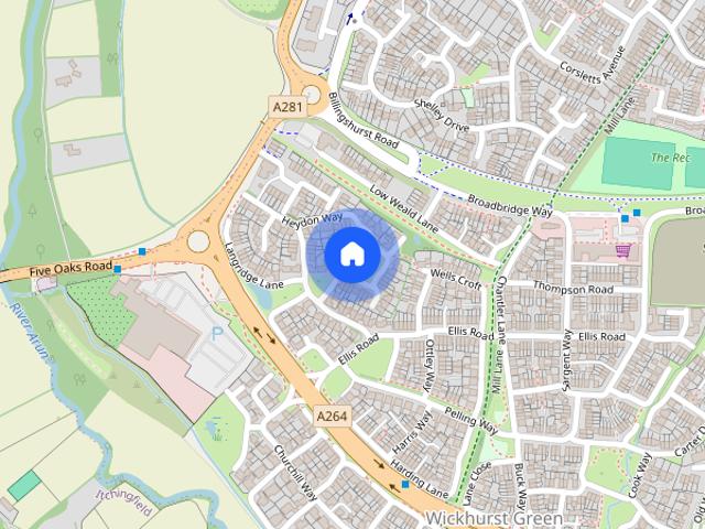 House for rent in Wickhurst Green, Horsham