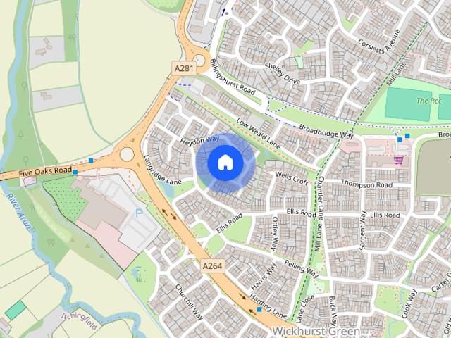 House for rent in Wickhurst Green, Horsham