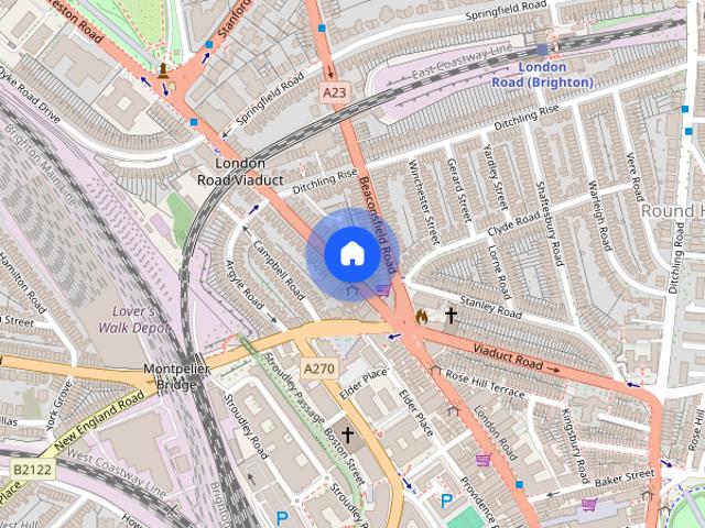 Apartment for rent in Round Hill, Brighton & Hove