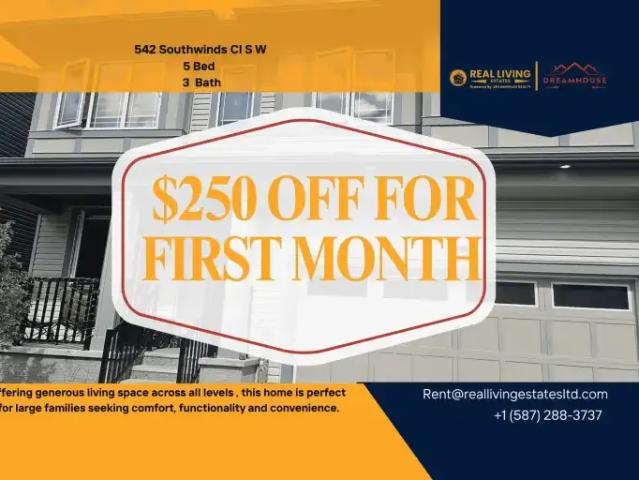 House for rent in Airdrie, Alberta