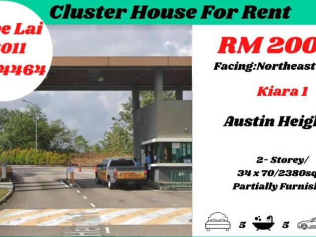 House for rent in Tebrau, Johor