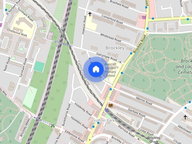 Townhouse for rent in London Borough of Lewisham, Brockley