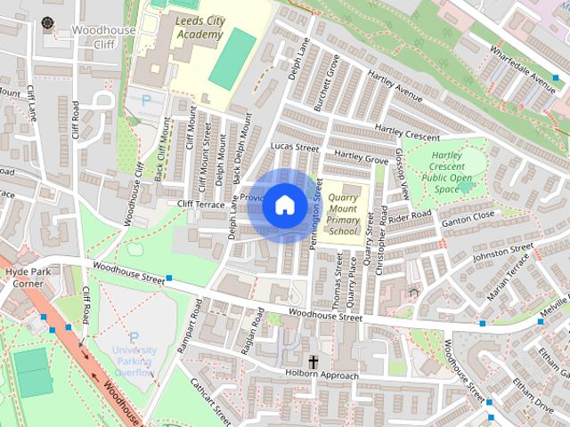 House for rent in Woodhouse Cliff, Leeds