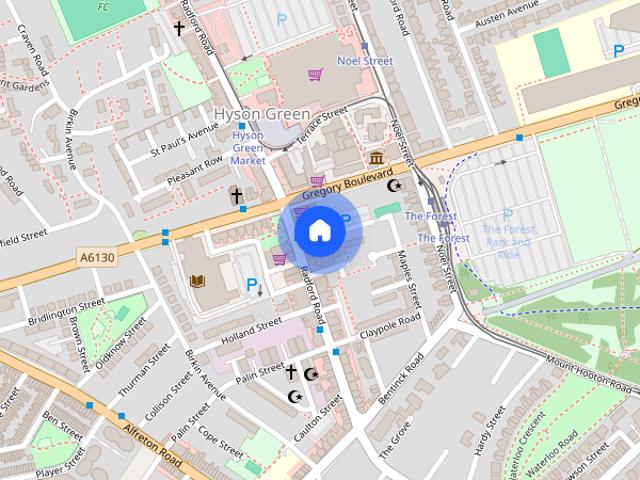 Apartment for rent in Hyson Green, Haddon