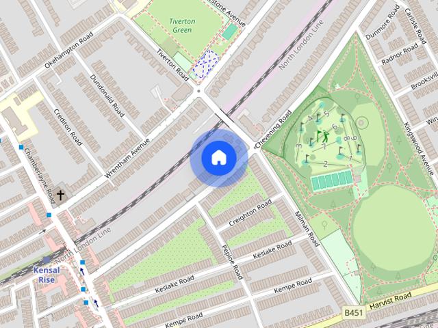 House for rent in Brondesbury, Greater London