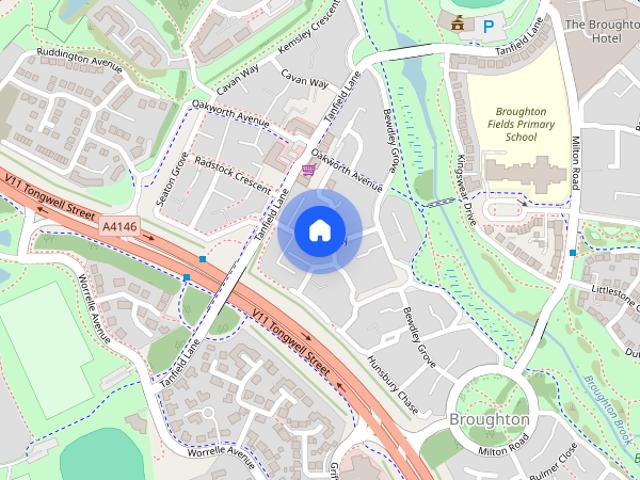 Townhouse for rent in Monkston Park, Milton Keynes