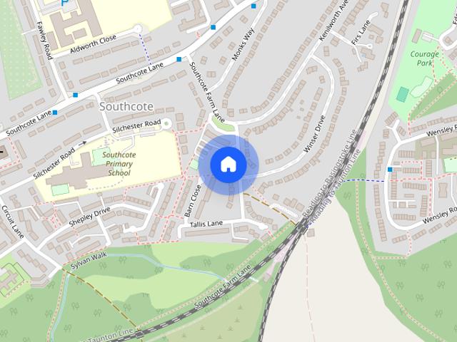 House for rent in Southcote, Reading