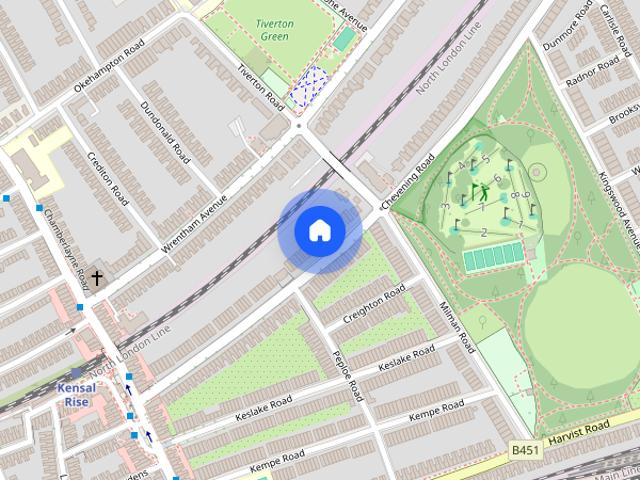 House for rent in Brondesbury, Greater London