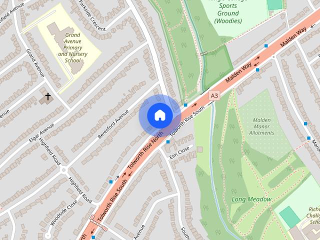House for rent in Old Malden, Greater London
