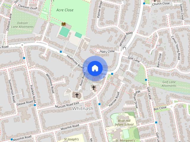 House for rent in Whitnash, Green Close