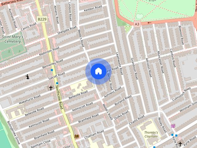Townhouse for rent in London Borough of Wandsworth, Greater London