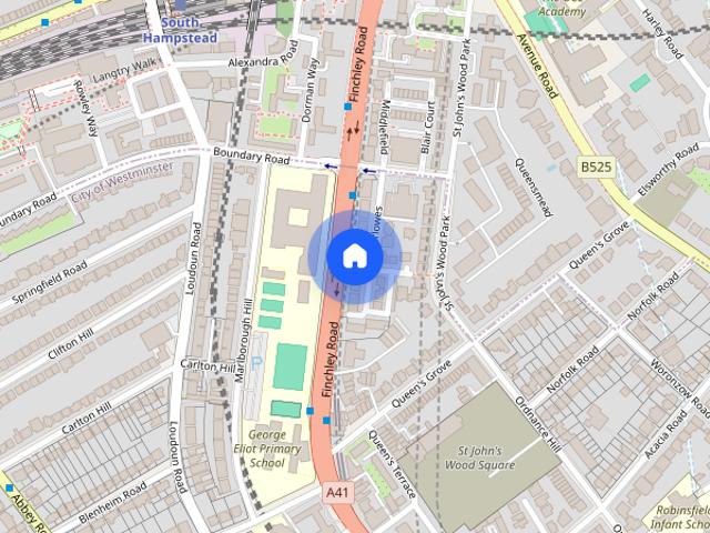 Townhouse for rent in St. John's Wood, Greater London