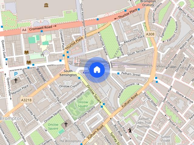 Townhouse for rent in Brompton, Greater London