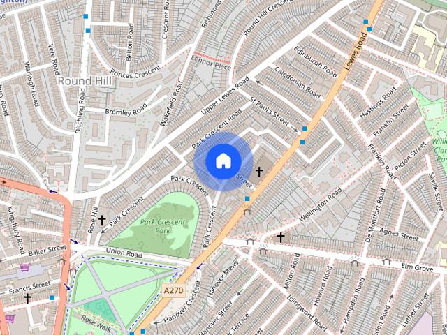 Townhouse for rent in Round Hill, Brighton & Hove