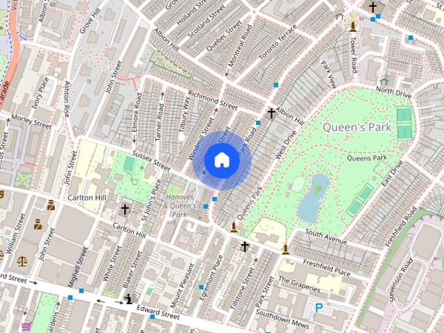 Townhouse for rent in Queen's Park, Brighton & Hove