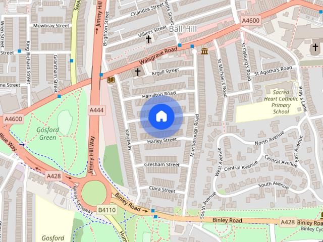 Townhouse for rent in Ball Hill, West Midlands