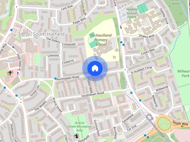 Townhouse for rent in South Hatfield, Welwyn Hatfield