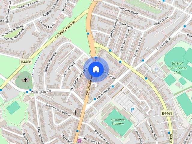 Townhouse for rent in Horfield, Feckenham