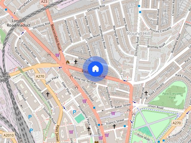 Townhouse for rent in Round Hill, Brighton & Hove