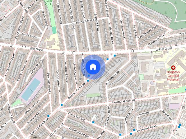 Townhouse for rent in Queen's Park, Brighton & Hove