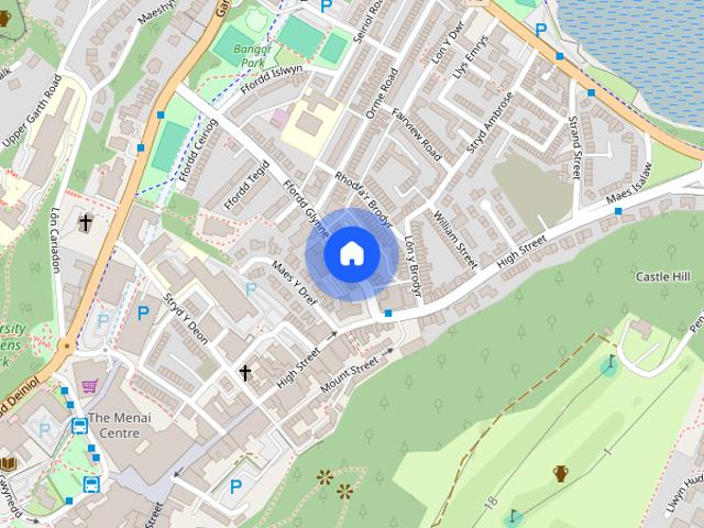 Townhouse for rent in Bangor, Wales