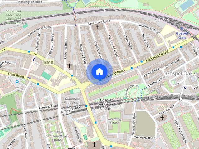 Townhouse for rent in Gospel Oak, Greater London