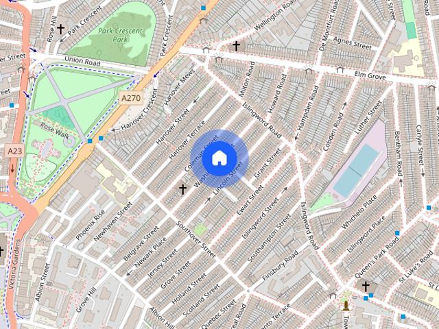 Townhouse for rent in Queen's Park, Brighton & Hove
