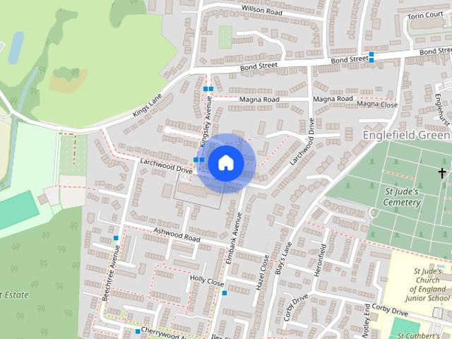 Townhouse for rent in Englefield Green, Runnymede