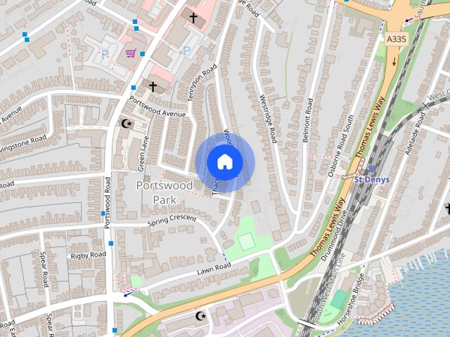 Townhouse for rent in Portswood Park, City Of Southampton