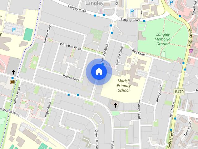 Townhouse for rent in Slough