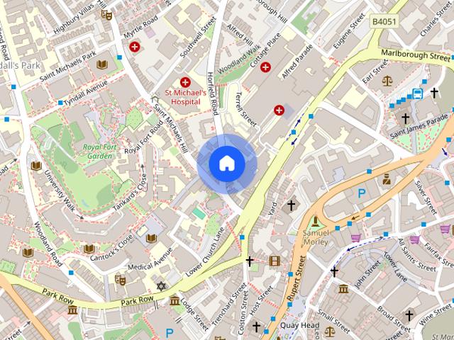 Townhouse for rent in Old City, Bristol