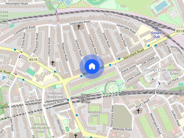 Townhouse for rent in Maitland Park, Greater London