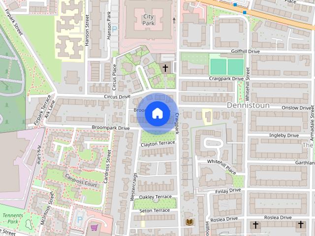 Townhouse for rent in Dennistoun, Scotland