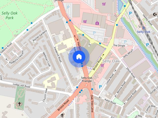 Townhouse for rent in Metchley, Birmingham