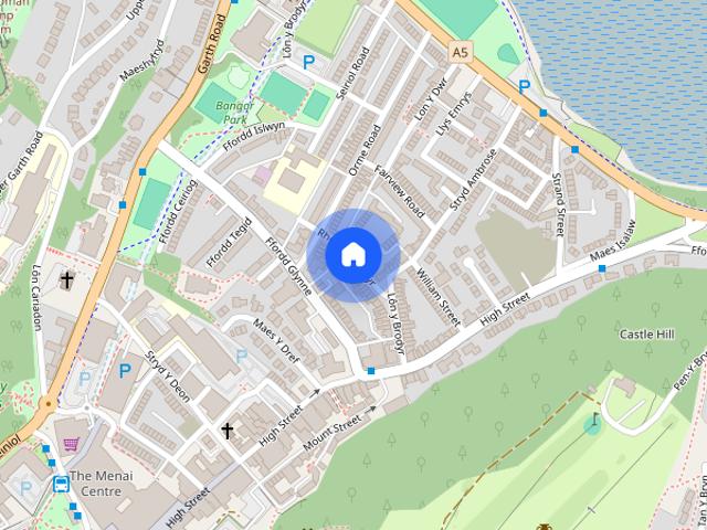 Townhouse for rent in Bangor, Wales
