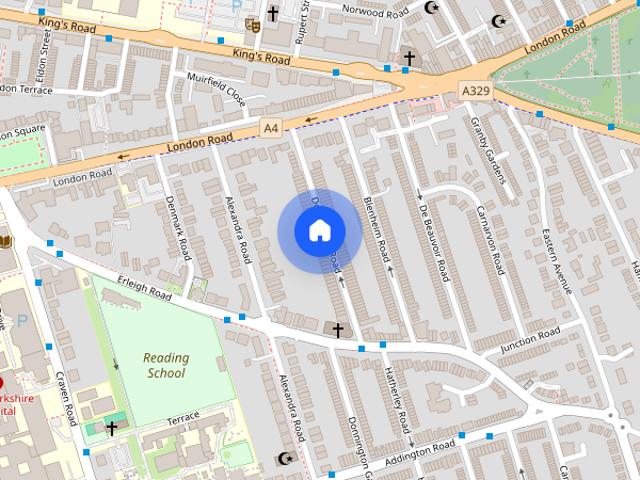 Townhouse for rent in Newtown, Reading