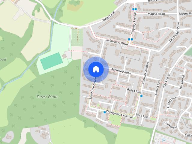 Townhouse for rent in Egham Wick, Row Town