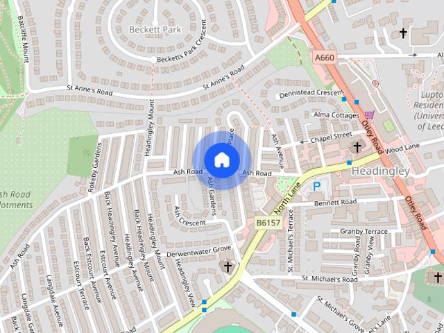 Townhouse for rent in Beckett Park, Headingley