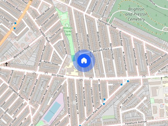 Townhouse for rent in Queen's Park, Brighton & Hove