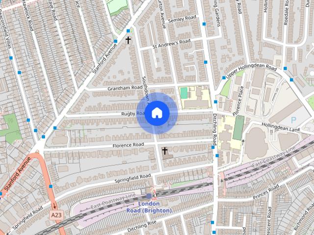 Townhouse for rent in Round Hill, Brighton & Hove